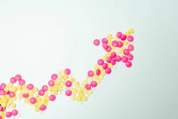 Finansal tablo ve ok birçok ilaç hapı tarafından yapıldı.