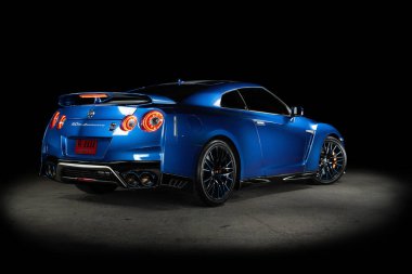 Resimli editör GTR R35. Bangkok, Tayland 'da 50. yıl dönümü 20 Şubat 2020
