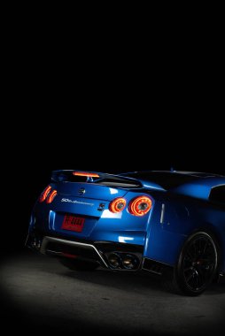 Resimli editör GTR R35. Bangkok, Tayland 'da 50. yıl dönümü 20 Şubat 2020