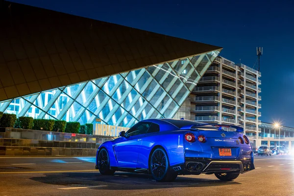 Resimli editör GTR R35. Bangkok, Tayland 'da 50. yıl dönümü 20 Şubat 2020