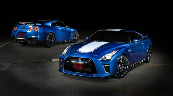 Resimli editör GTR R35. Bangkok, Tayland 'da 50. yıl dönümü 20 Şubat 2020