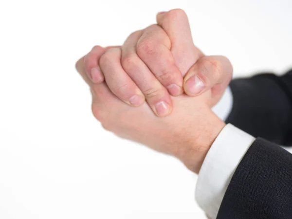 Businessman shaking hands — Stock Photo, Image