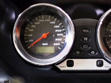 Motosiklet Denetim Masası ile hız göstergesi