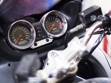 Motosiklet Denetim Masası ile hız göstergesi