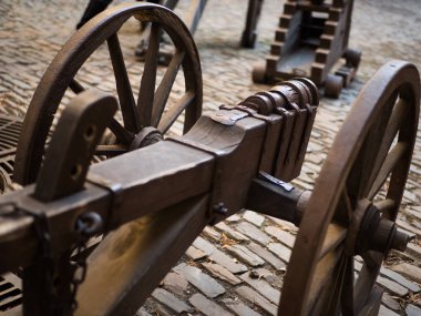 Castle Street savaş topu. sokak Müzesi.