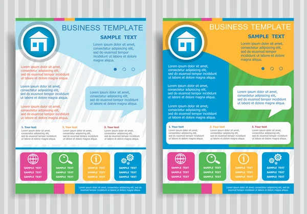 House simge vektör broşür afiş tasarım düzeni şablonu