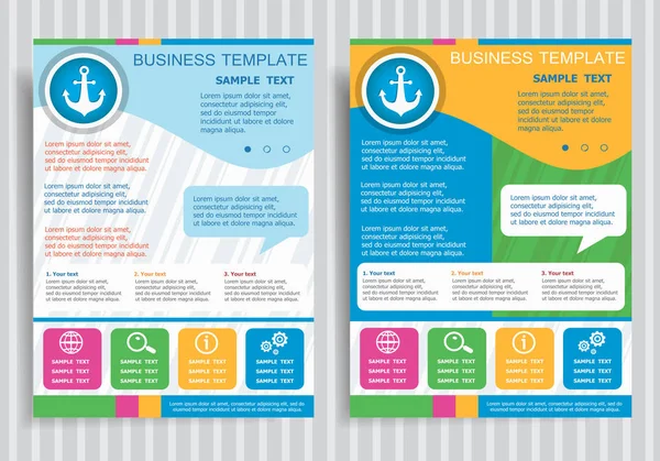 Tutturucu simgesini vektör broşür ve ilan tasarım düzeni şablonu üzerinde