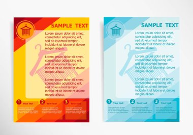 Satılık barkod elbise askısı modern soyut el ilanı, afiş, br