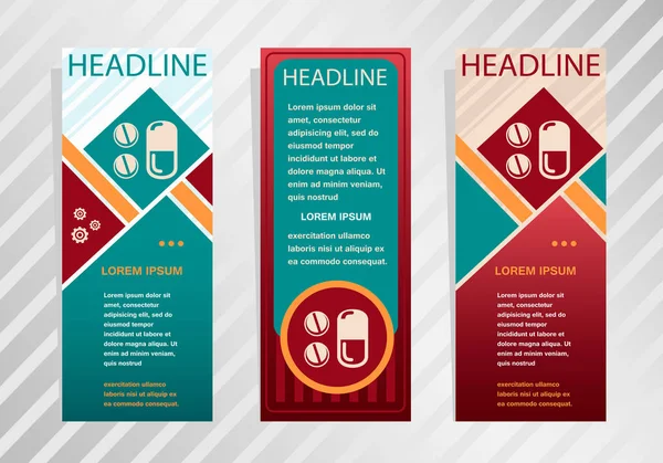 Hap simgesi dikey afiş