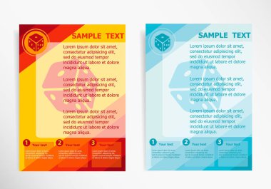 Kumar zar simge tasarlamak vektör modern ilanda, broc vektör