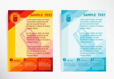 Saman soyut vektör modern anında içme ile kokteyl cam