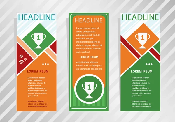 Dikey afiş Şampiyonlar Kupası simgesi. Modern afiş, broşür d