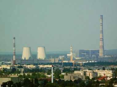 Birleştirilmiş ısı ve güç bitki Kiev, Ukrayna.