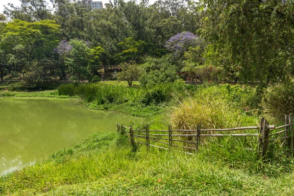 巴西圣保罗 2016年10月15日 阿佩雷塔考公园自然景观 这个公园是圣保罗的第一个动物园 由巴西的卡洛斯 博特略创建 — 图库照片
