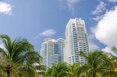 Miami South Beach Florida prezervatif gökdelenler ile