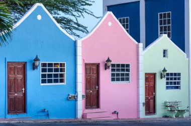 Eşsiz mimarisi ile Curacao içinde otel cephe görünümü 