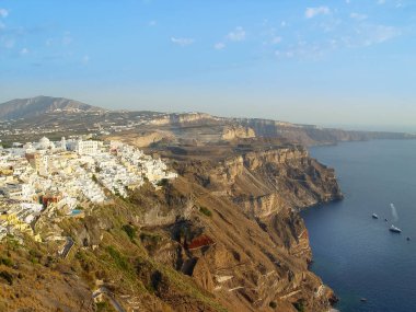 Santorini Denizi ile birçok yolcu gemilerine 