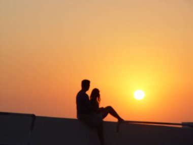 Çift Firostefani Kilisesi bal Santorini Adası zevk