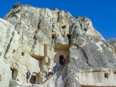 Volkanik kayalıklarla ve kaya oluşumları, Cappadocia