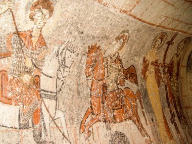 Saint George fresk kilisede Goreme, Nevsehir