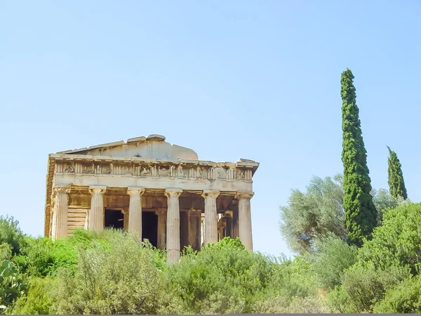 Il tempio di Efesto vicino all'Acropoli di Atene — Foto Stock