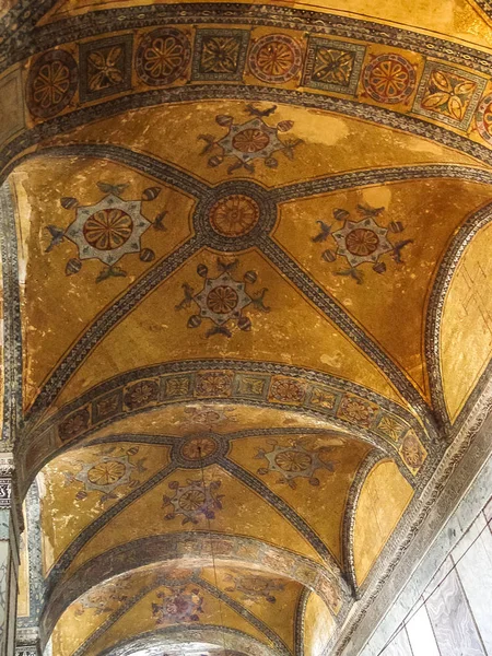 Interior of Aya Sophia in Istanbul, Turkey — Stock Photo, Image