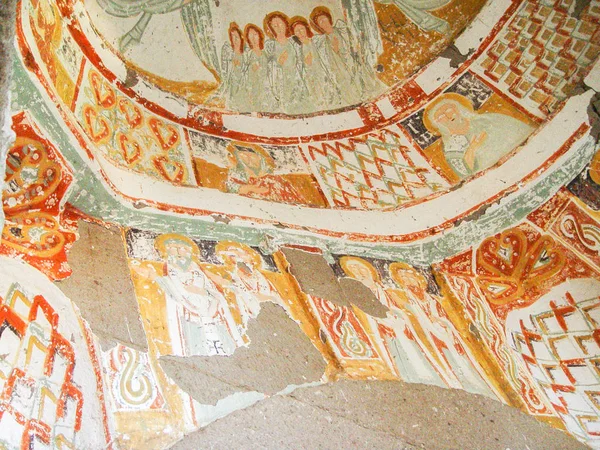 Τοιχογραφία στην εκκλησία στην κοιλάδα του Γκιόρεμε, Καππαδοκία — Φωτογραφία Αρχείου