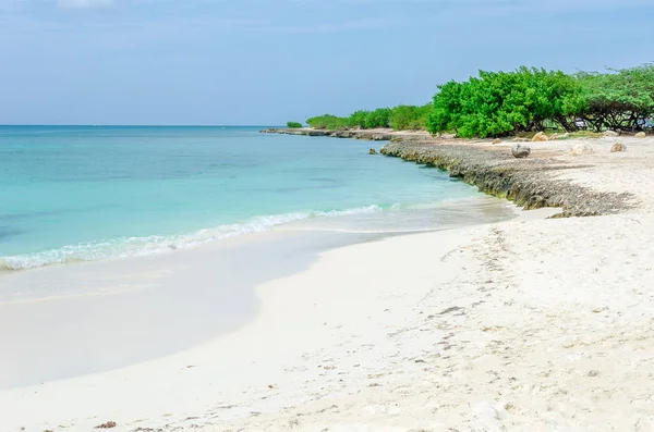 Blick auf das Bild vom Adlerstrand, aruba — Stockfoto