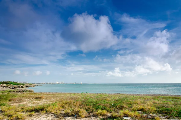 Vista panorámica de la imagen tomada desde la playa de Malmok — Foto de Stock