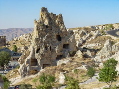 Volkanik kayalıklarla ve kaya oluşumları, Cappadocia