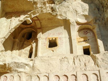 Volkanik kayalıklarla ve kaya oluşumları, Cappadocia