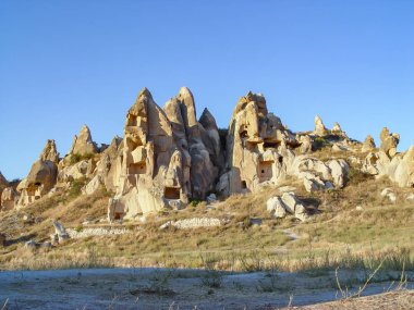 Volkanik kayalıklarla ve kaya oluşumları, Cappadocia