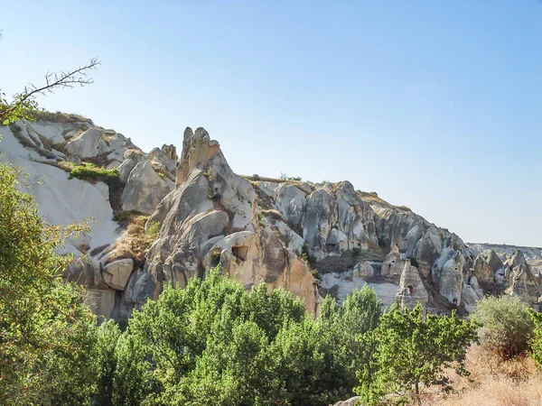 Вулканічних скелях і скельними утвореннями в Каппадокії — стокове фото
