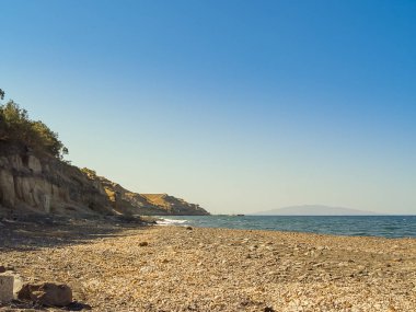 Plaja yakın Exo Gialos Santorini'de