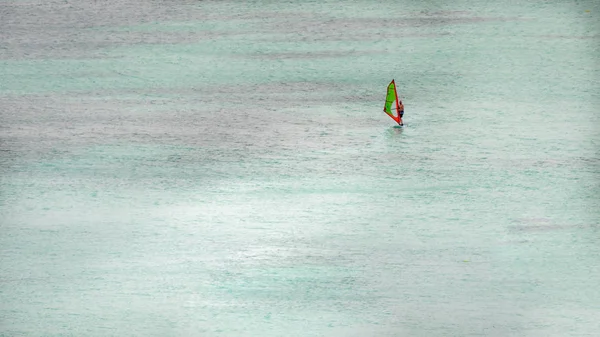 Flygfoto över båtar från västkusten i Aruba — Stockfoto