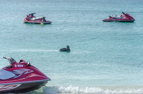 Jet Ski barco en el mar wating para navegar — Foto de Stock