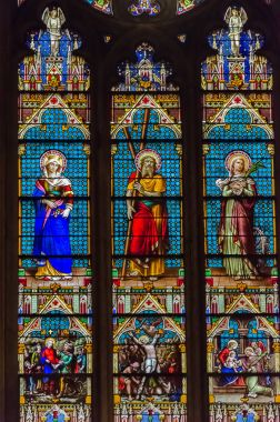 Vitray pencereler in Saint Patrick's Cathedral 
