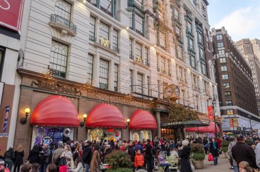 New York'ta Macys mağaza cephe