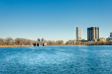 New York'un manhattan central park panorama