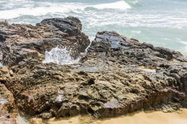 Yarımadanın plajda manzara Brezilya Bahia de Marau