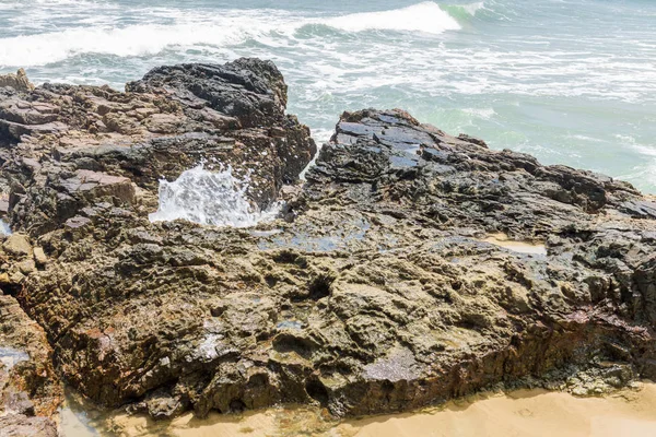 Yarımadanın plajda manzara Brezilya Bahia de Marau
