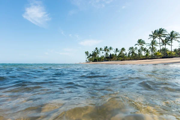 Superfície Areia Praia Textura Com Ondulações Formadas Pelo Vento — Fotografia de Stock