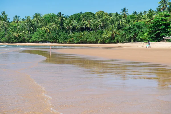 Itacare Brasil Dezembro 2016 Belas Paisagens Formas Textura Água Praia — Fotografia de Stock