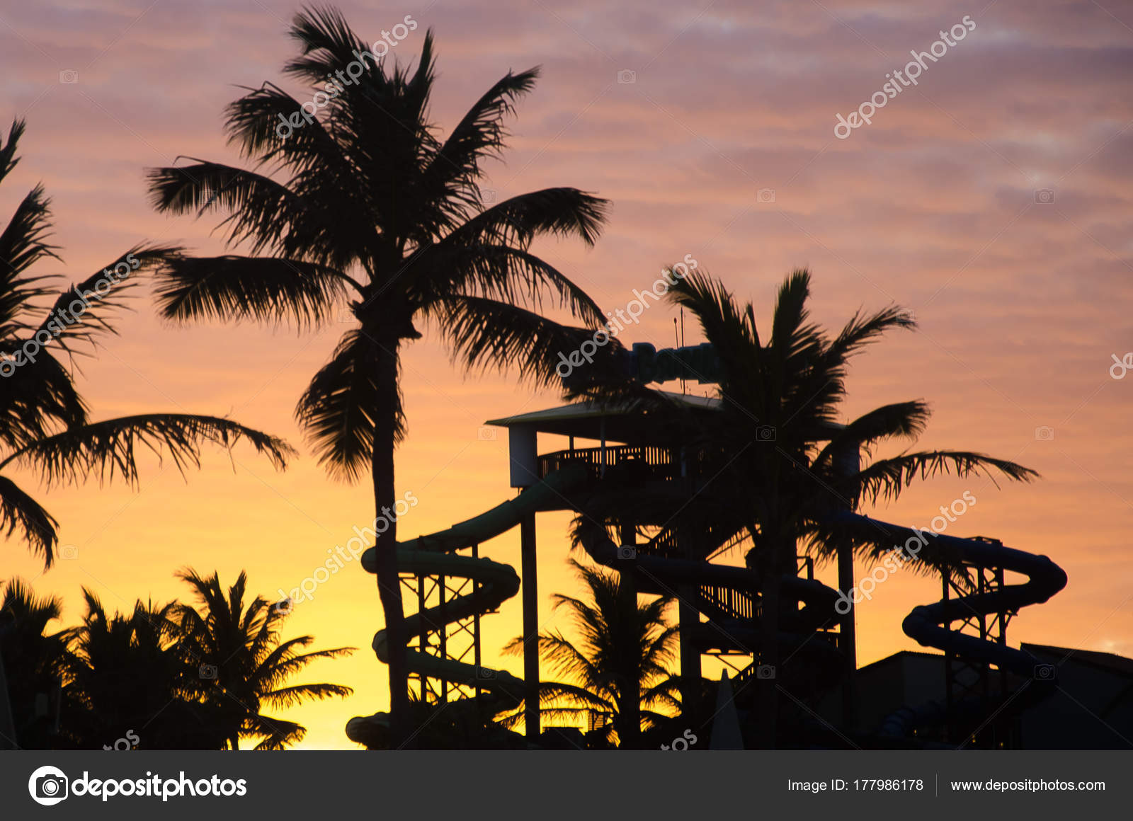 Fortaleza Brésil Juillet 2017 Heure Coucher Soleil Doré Avec