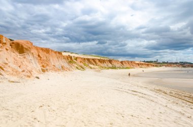 Canoa Quebrada, Brezilya, 12 Temmuz 2017: Cliffs at Ceara Canoa quebrada sahilde devlet Brezilya