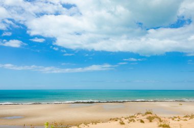 Canoa Quebrada, Brezilya, 12 Temmuz 2017: Cliffs at Ceara Canoa quebrada sahilde devlet Brezilya