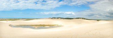 Canoa quebrada plaj kum tepelerine Panoraması