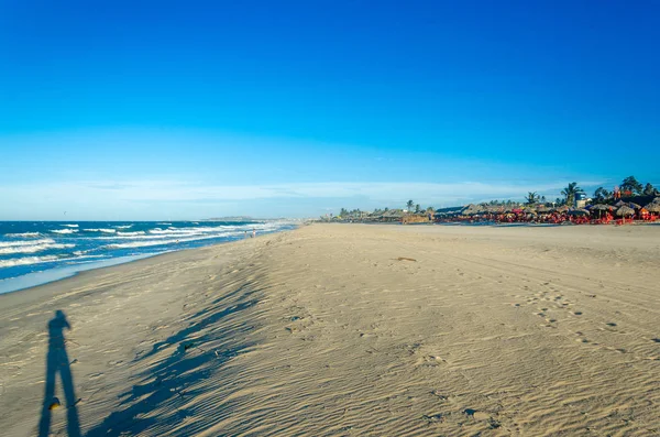 Vista de una playa de arena blanca en Ceara — Foto de Stock