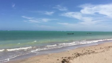Alagoas eyaletindeki Miguel dos Milagres plajı, Brezilya