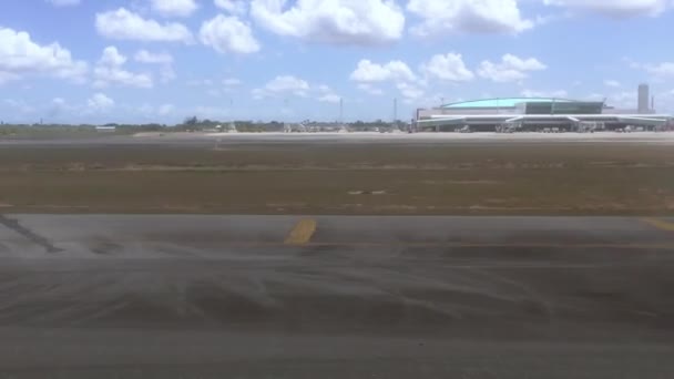 Landing Internationale Luchthaven Van Maceio Staat Alagoas Brazilië — Stockvideo